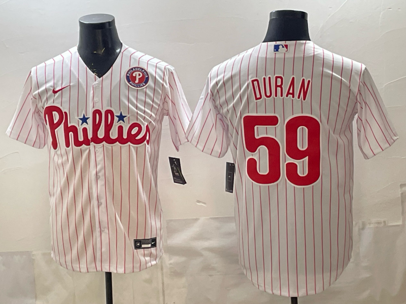 Men 2026 Philadelphia Phillies #59 Duran White Game Nike MLB Jersey 003->philadelphia phillies->MLB Jersey